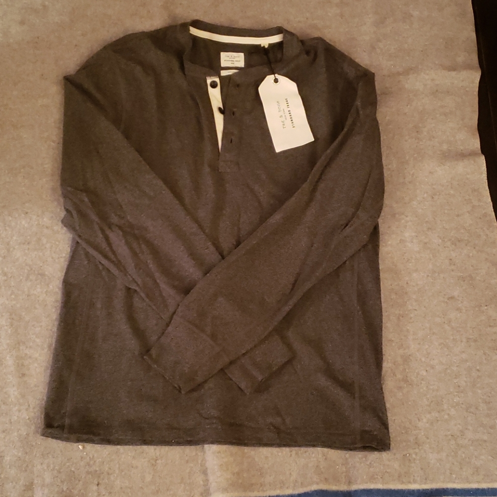 Rag and Bone long sleeved Henley NWT